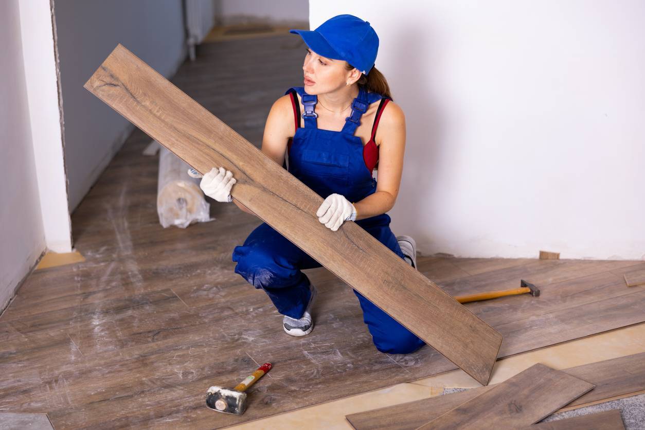 étapes pose nouveau parquet