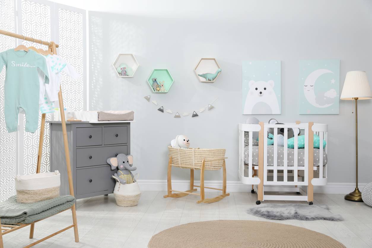 Chambre de bébé mobilier en bois écologique design durable