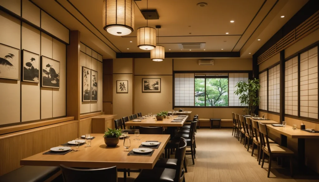 decoration restaurant sushi
