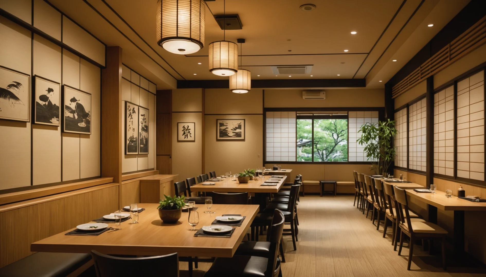 decoration restaurant sushi