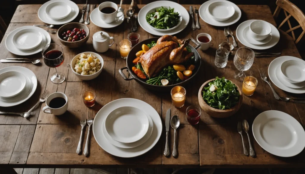 manger sur une table en bois sans nappe