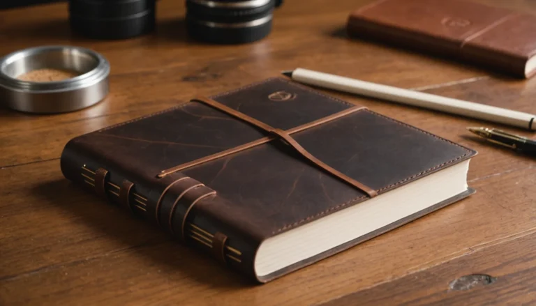 carnet en cuir personnalisable