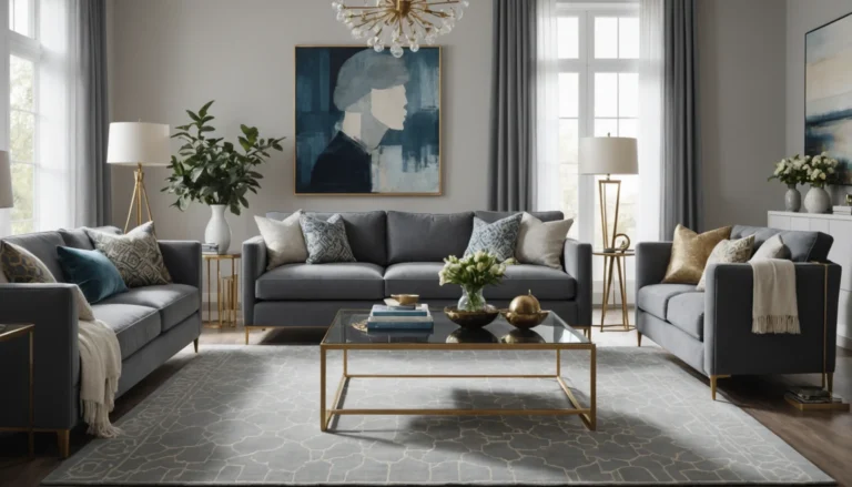 quel tapis pour canapé gris