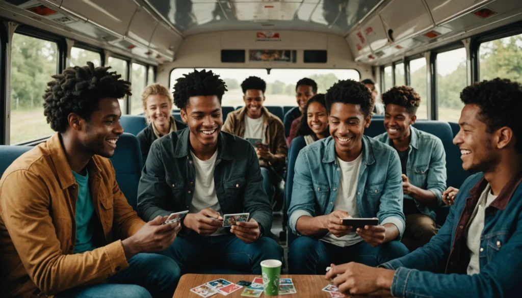jeu a faire dans un bus