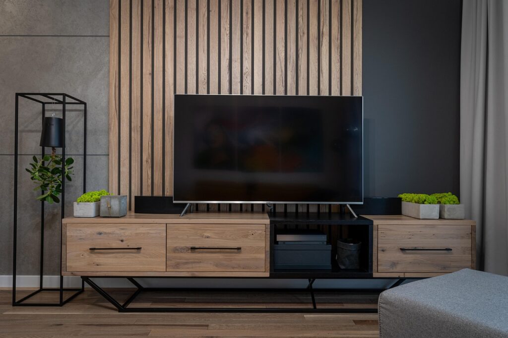 meuble tv bois