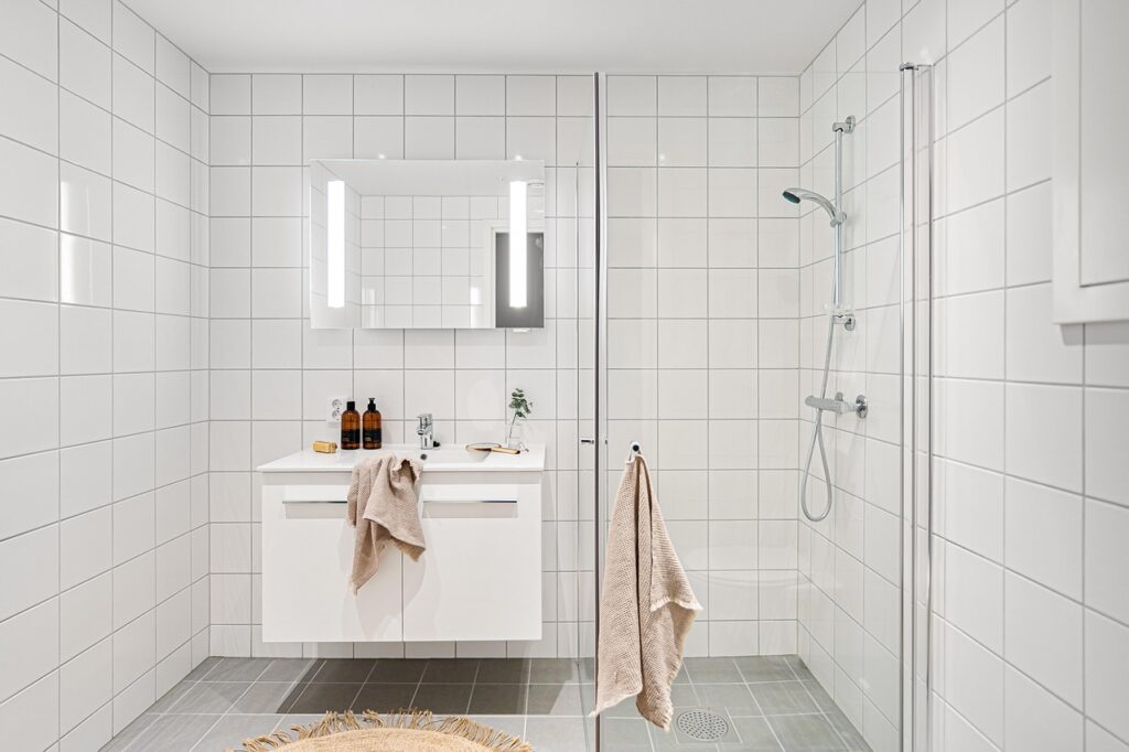 porte de douche pivotante 90 cm