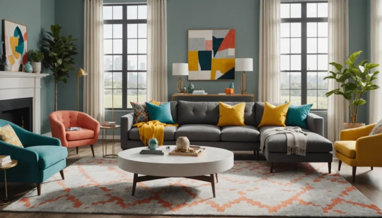 couleur de mur pour un canapé gris