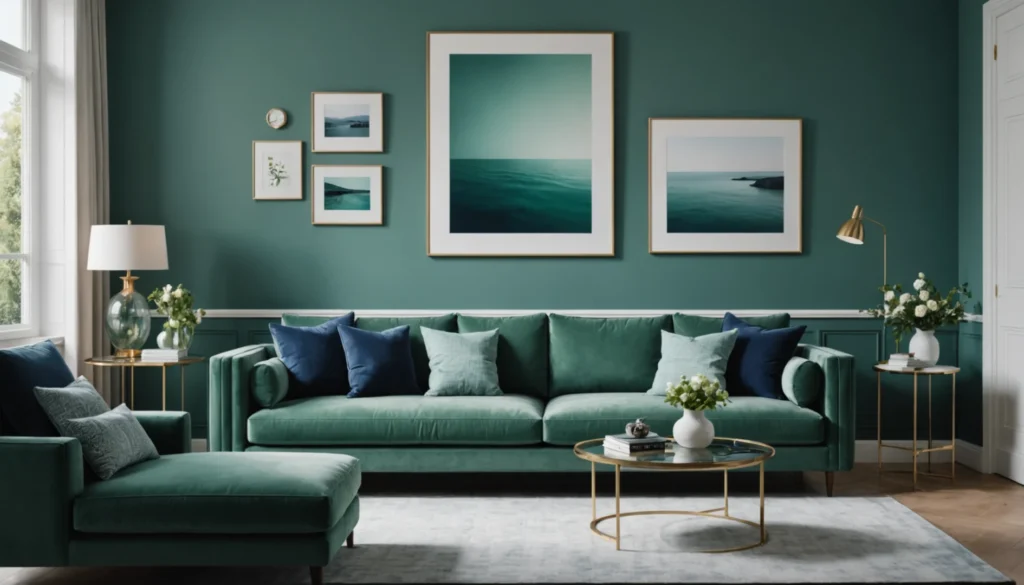couleur complémentaire vert d'eau