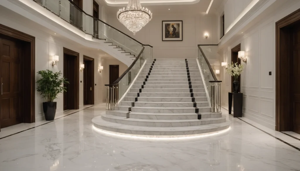 escalier en marbre
