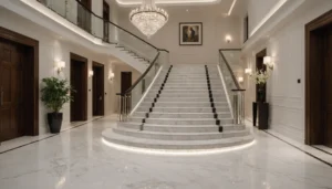 escalier en marbre