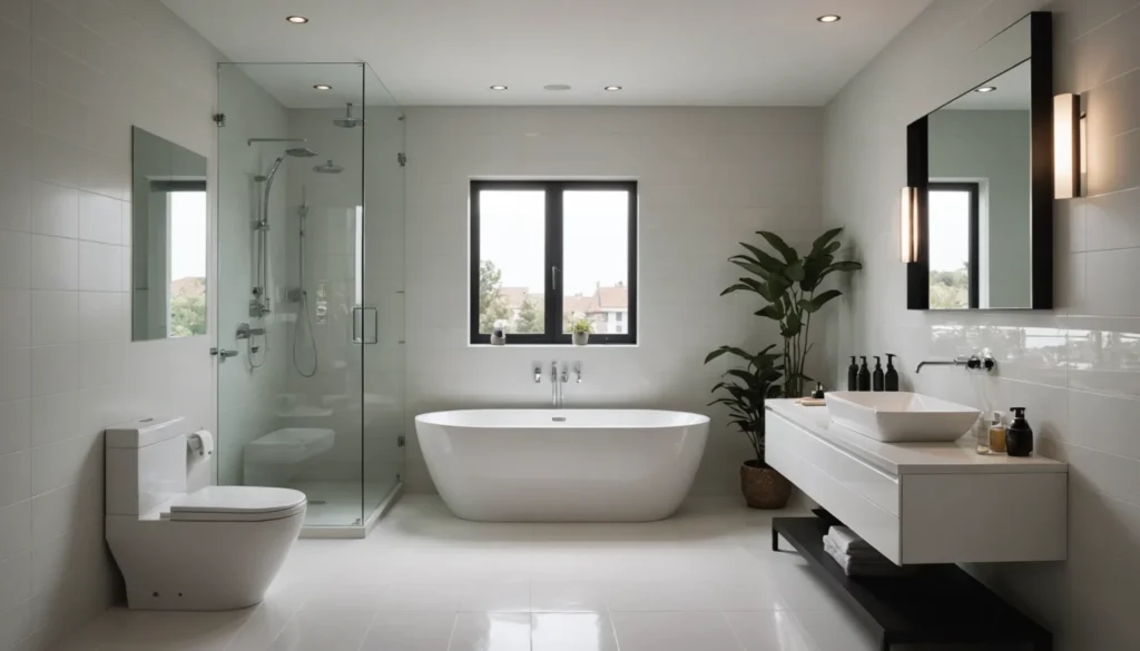 carrelage dans une salle de bain