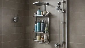 étagère douche sans perçage