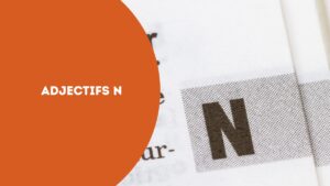 adjectifs n
