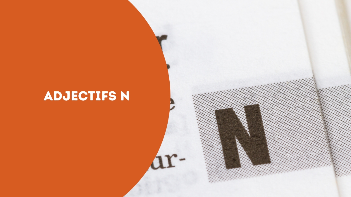 adjectifs n