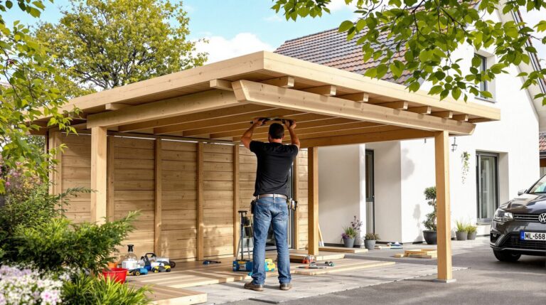 installation carport