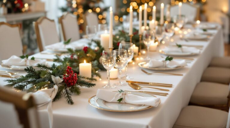 Comment décorer votre table de Noël avec élégance ?