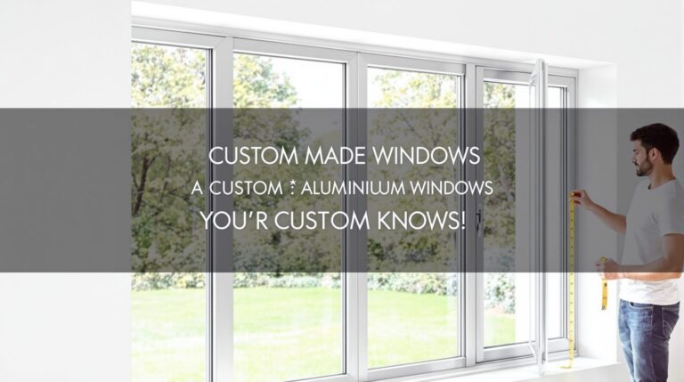 Quel est le prix d’une fenêtre en aluminium sur mesure ?
