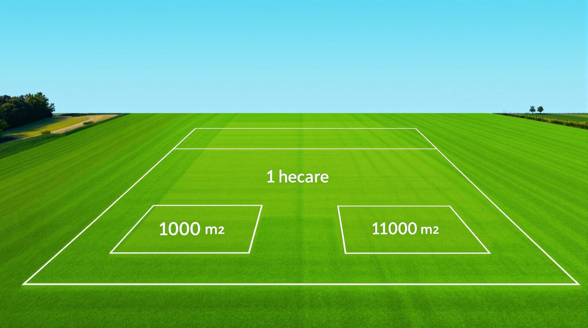 1 hectare en m2 : la conversion simple et des exemples concrets