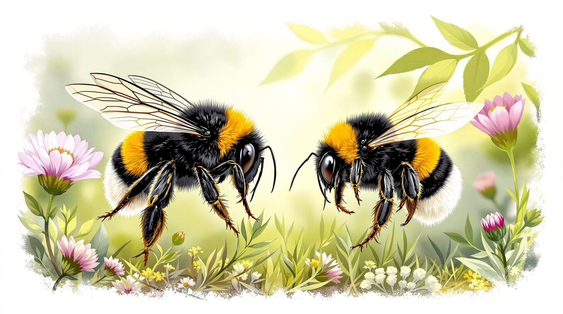 Bourdon noir : les différences entre l’abeille charpentière et le vrai bourdon