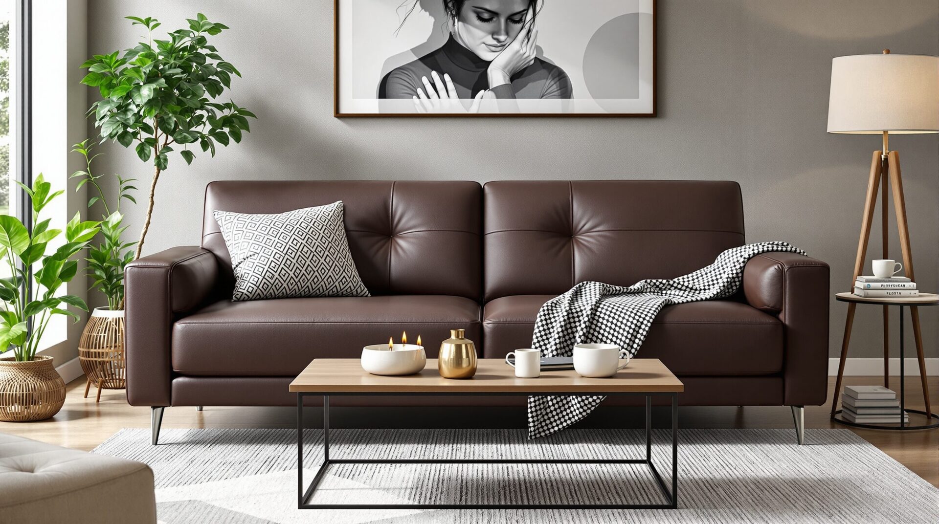 Canapé convertible cuir : les avantages pour un salon élégant et pratique