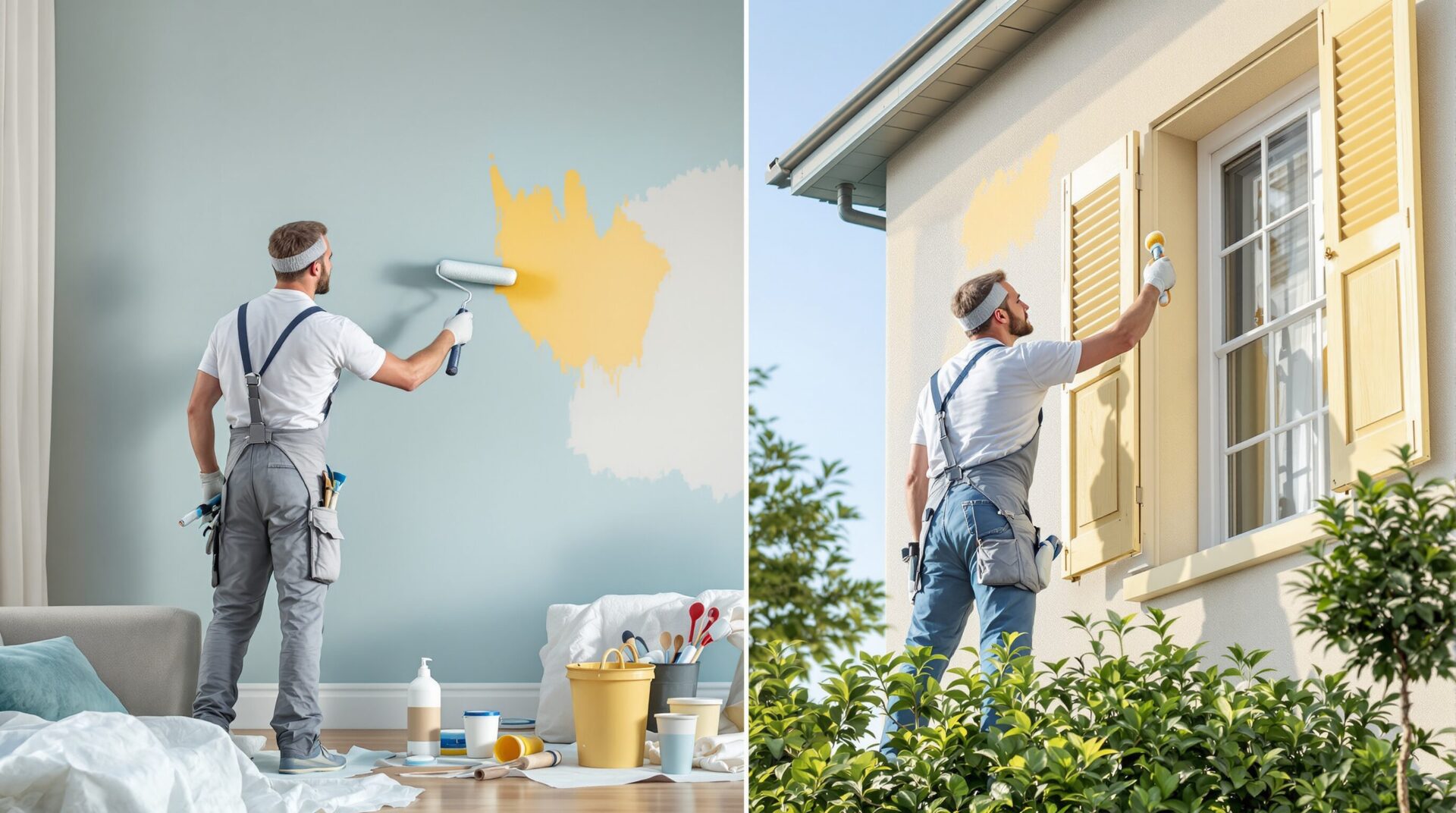 Travaux de peinture intérieur et extérieur : les clés d’une rénovation réussie