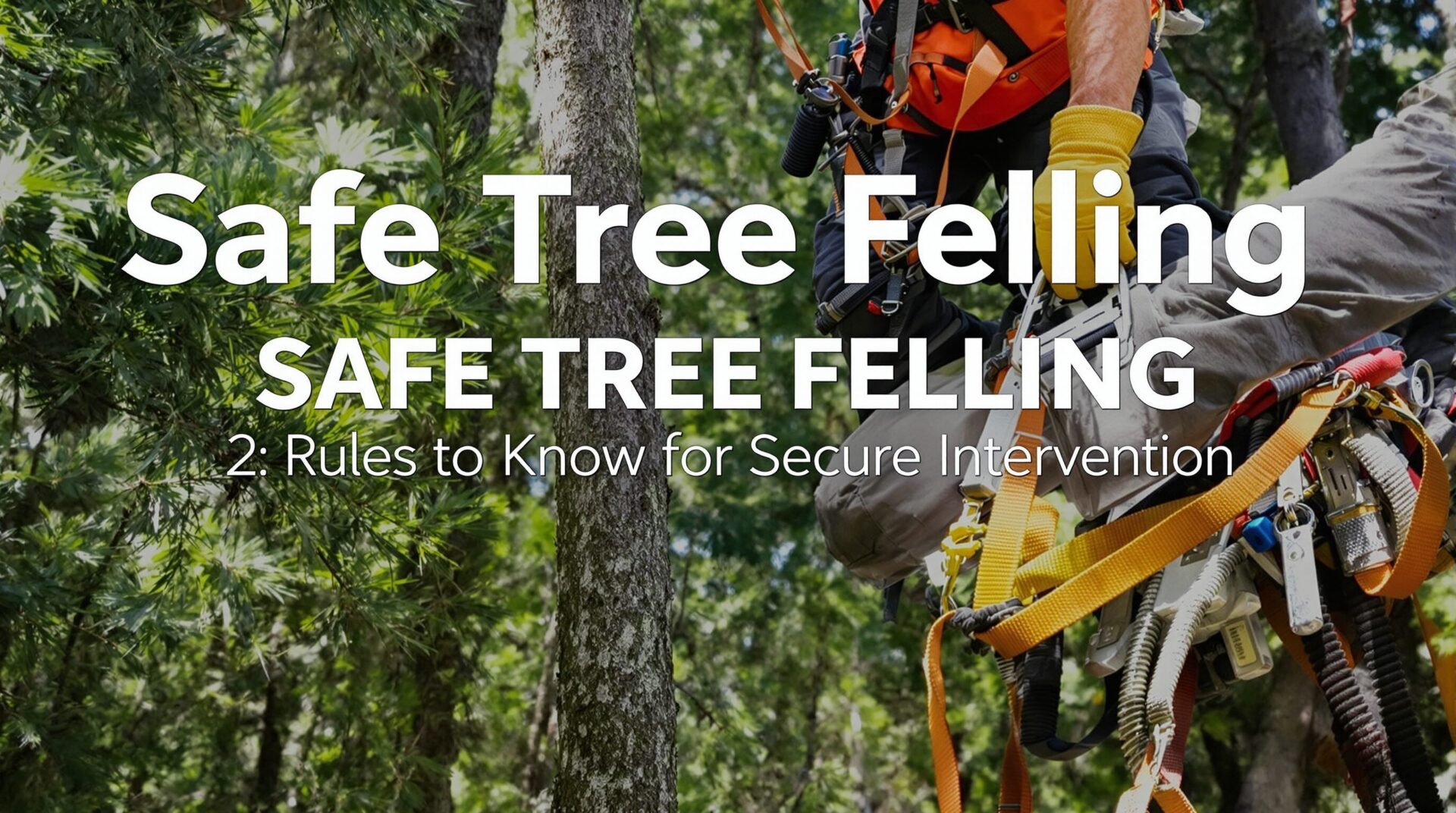 abattage d'arbre dangereux