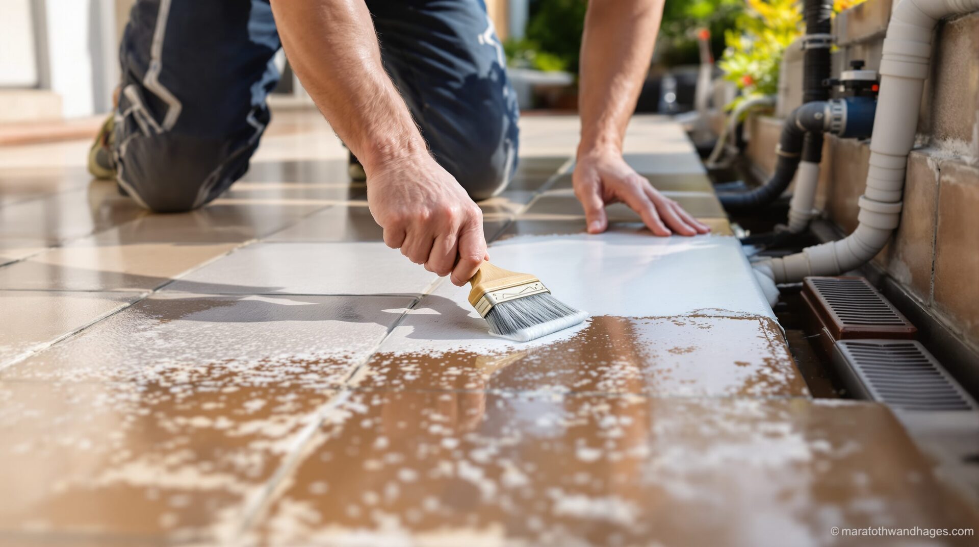 Imperméabiliser une terrasse carrelée : la méthode efficace pour stopper les infiltrations