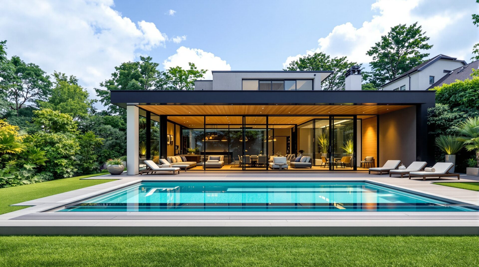 pool house plans idées