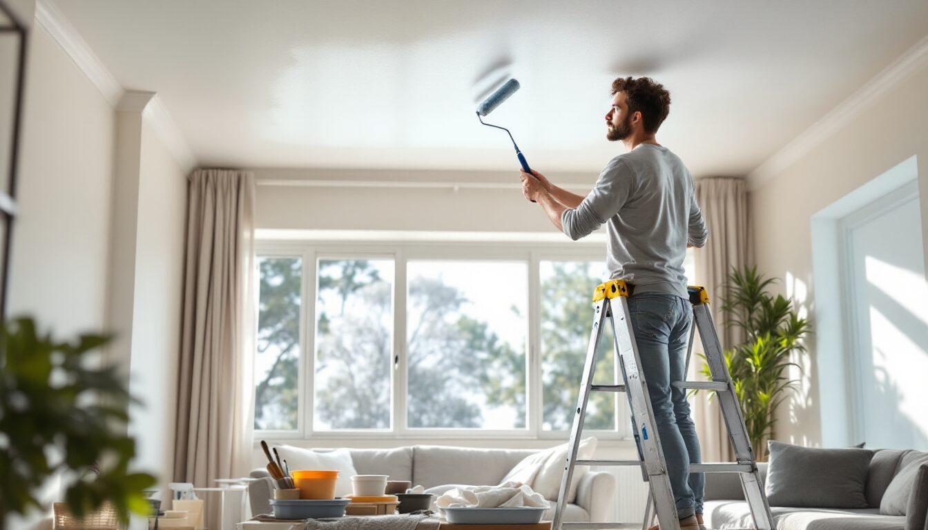 comment repeindre un plafond