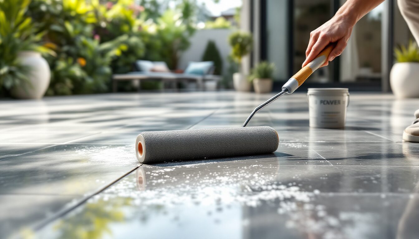 imperméabiliser une terrasse carrelée