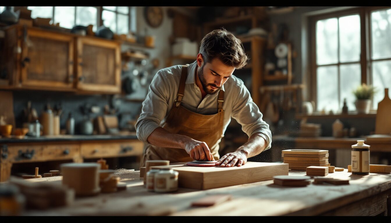 renovation armoire bois