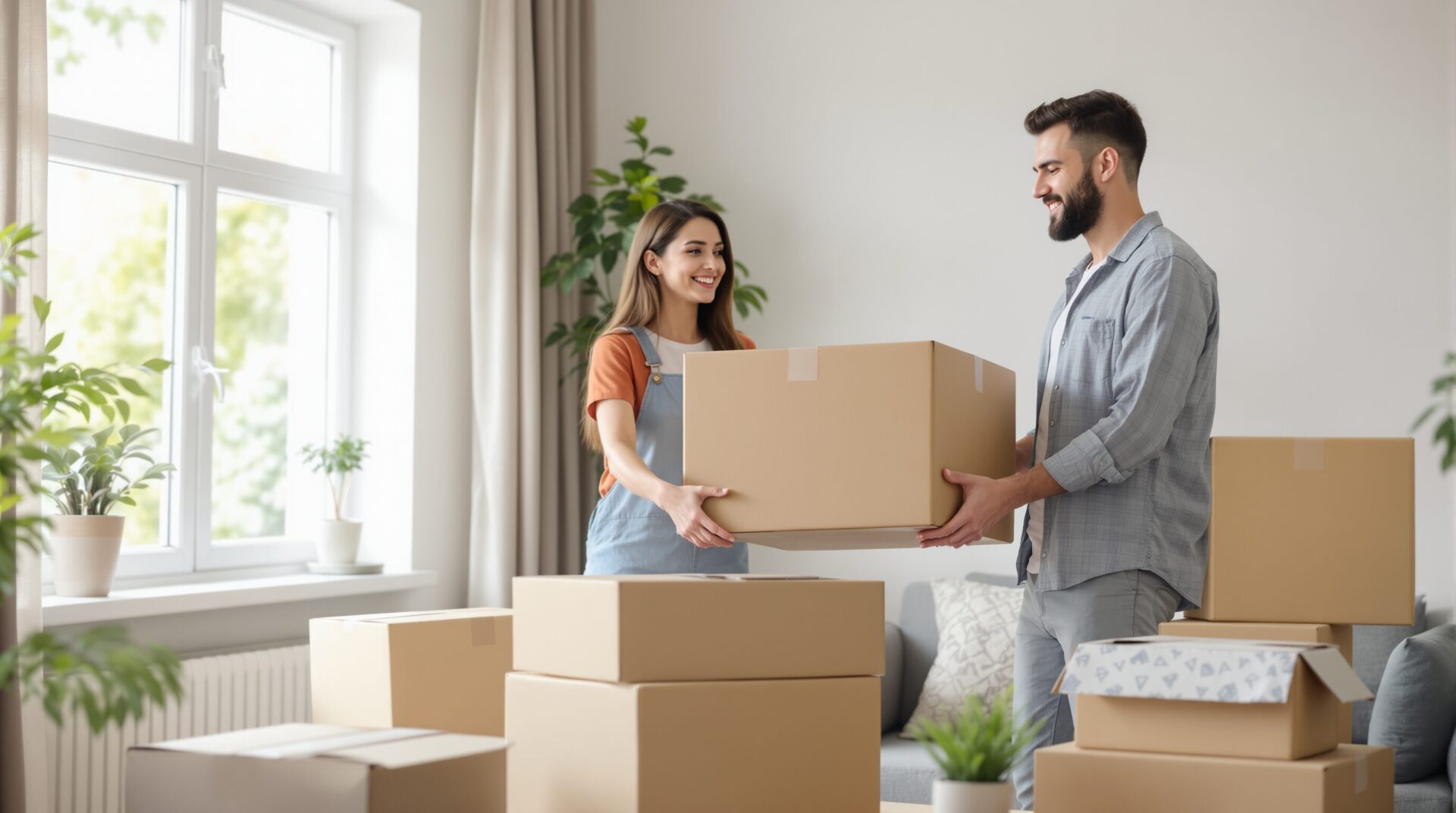 déménager d'une maison à un appartement