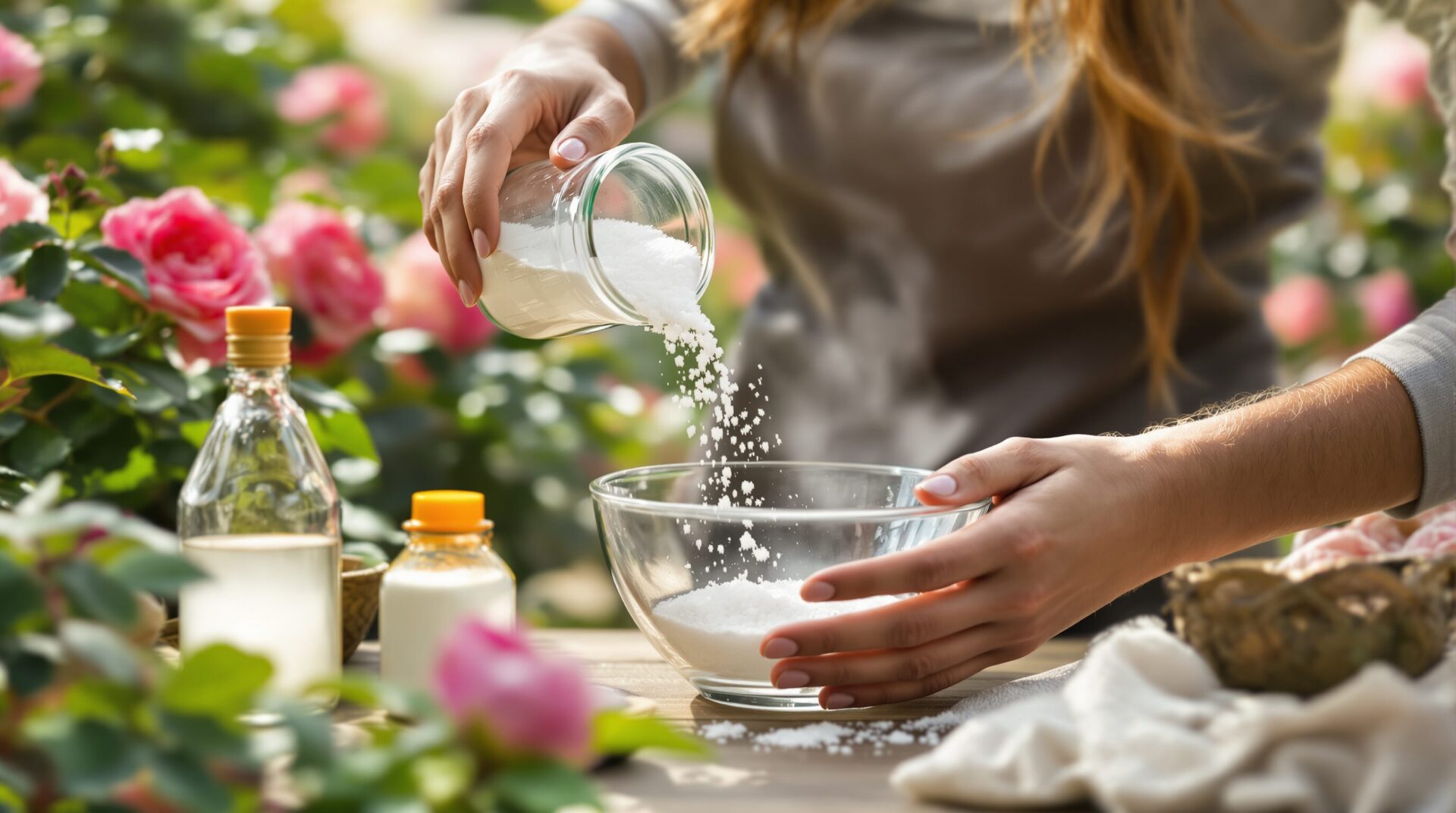 Désherbant naturel pour rosiers : les 5 recettes efficaces et sans risque