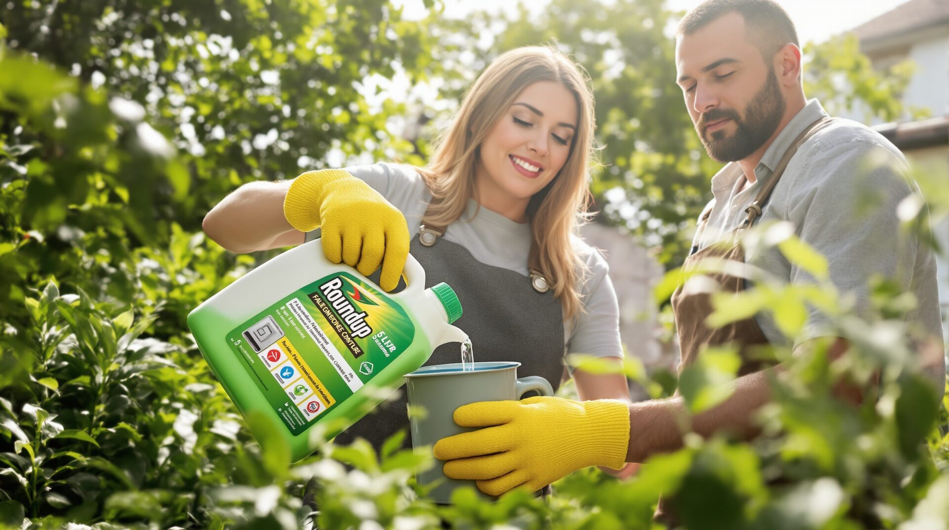 Dosage Roundup pour 5 litres d’eau : la méthode sûre pour un désherbage efficace