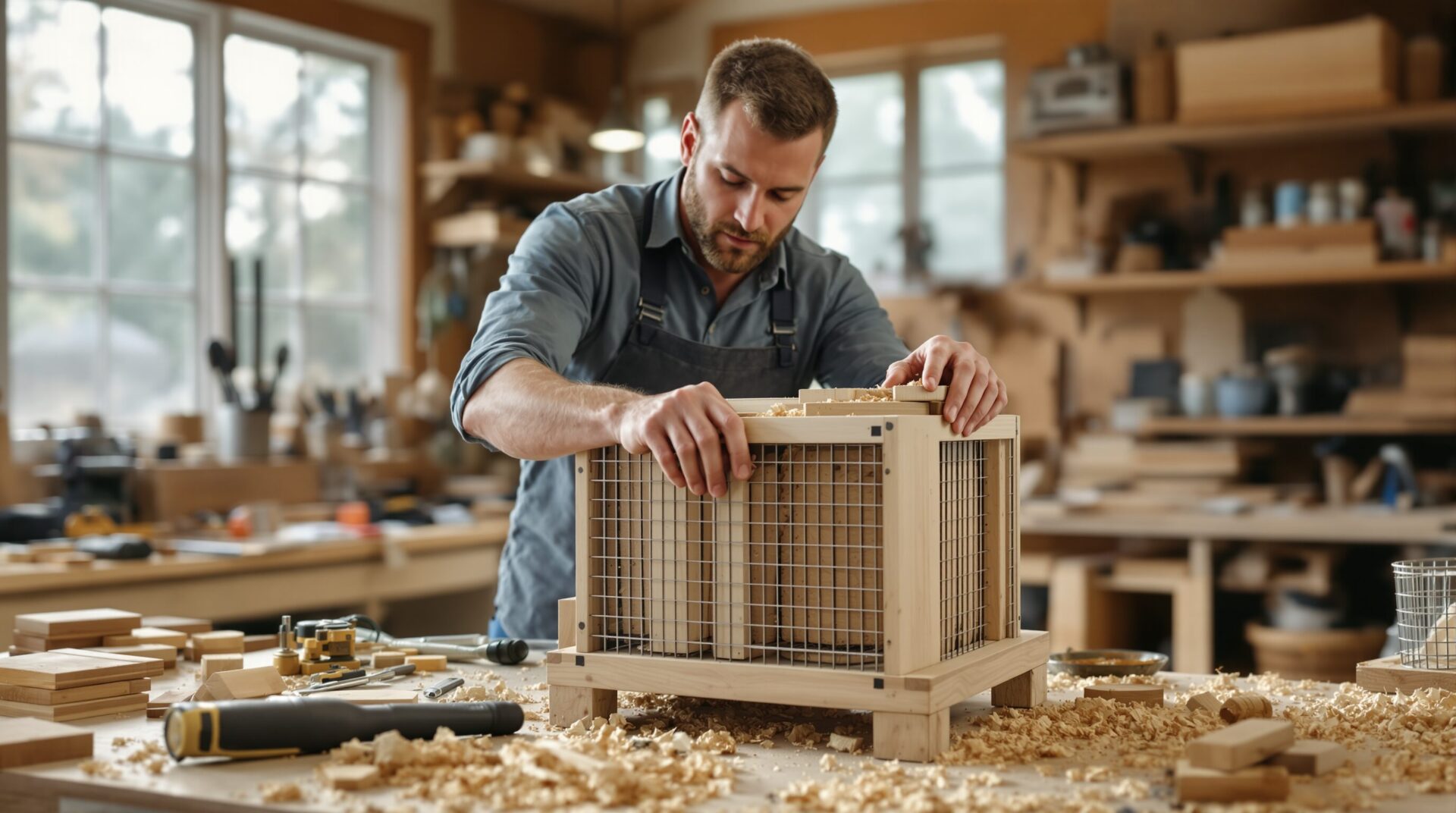 fabriquer un panier à pellet pour insert