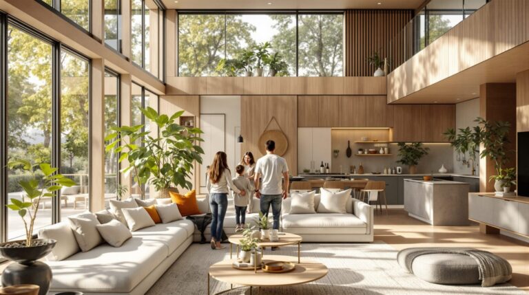 habitat hybride moderne