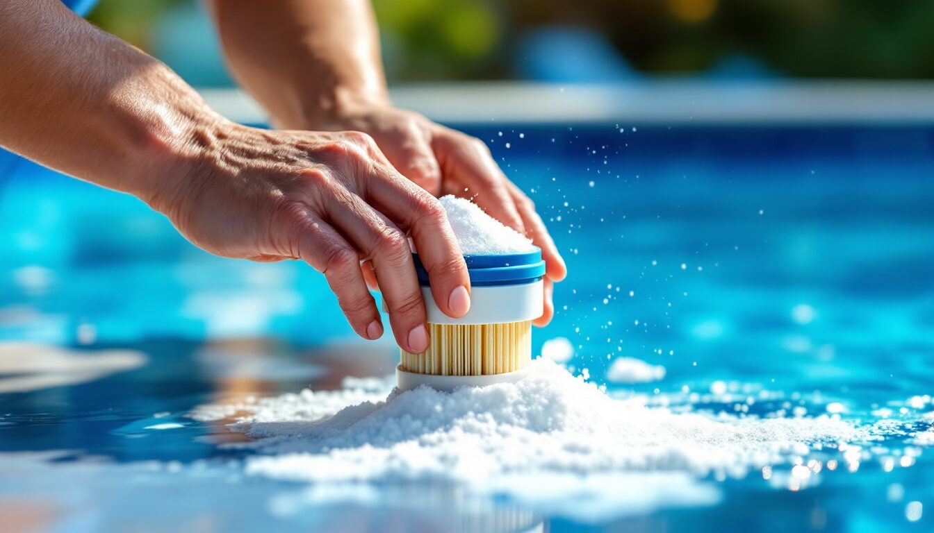 nettoyer filtre cartouche piscine bicarbonate