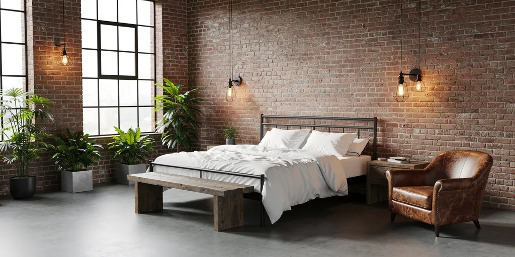 decoration industrielle chambre