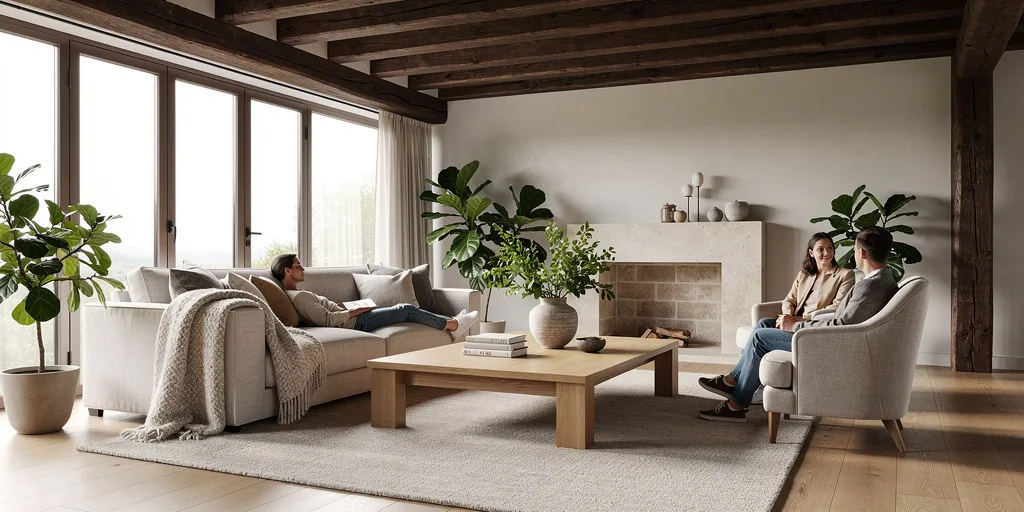 Maison poutre apparente : les 9 idées déco pour sublimer votre intérieur