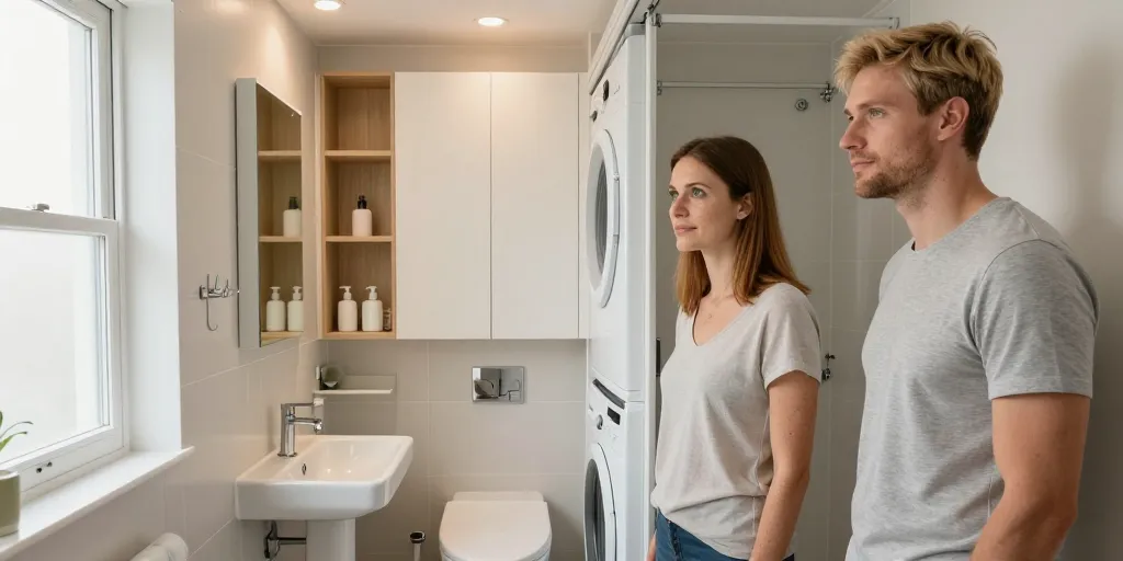 aménagement petite toilette