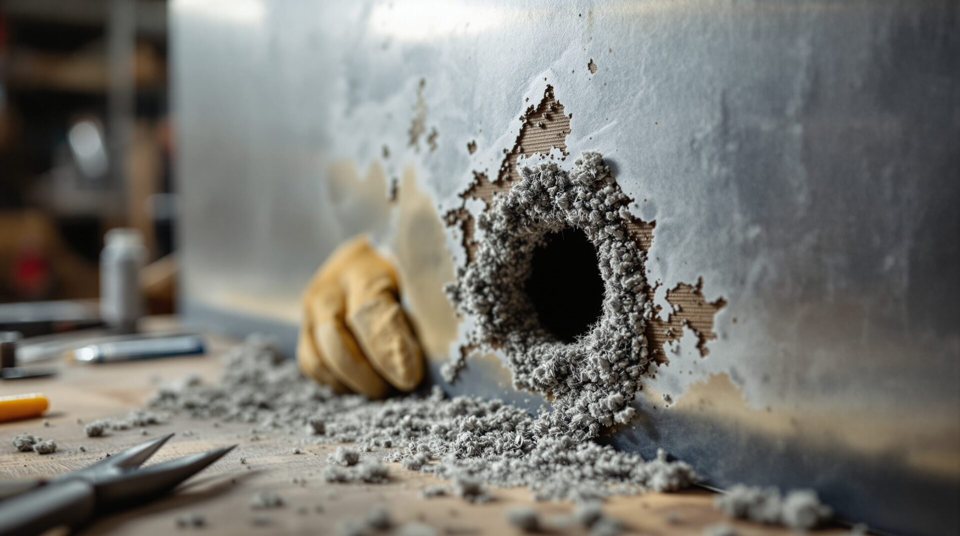 boucher trou souris aluminium