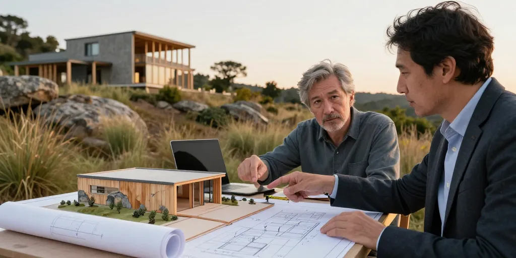 dialogue maison paysage