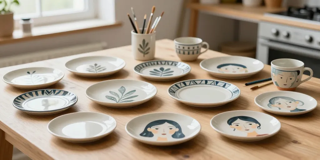 peinture sur céramique inspiration