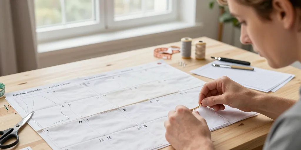 patron calendrier de l'avent