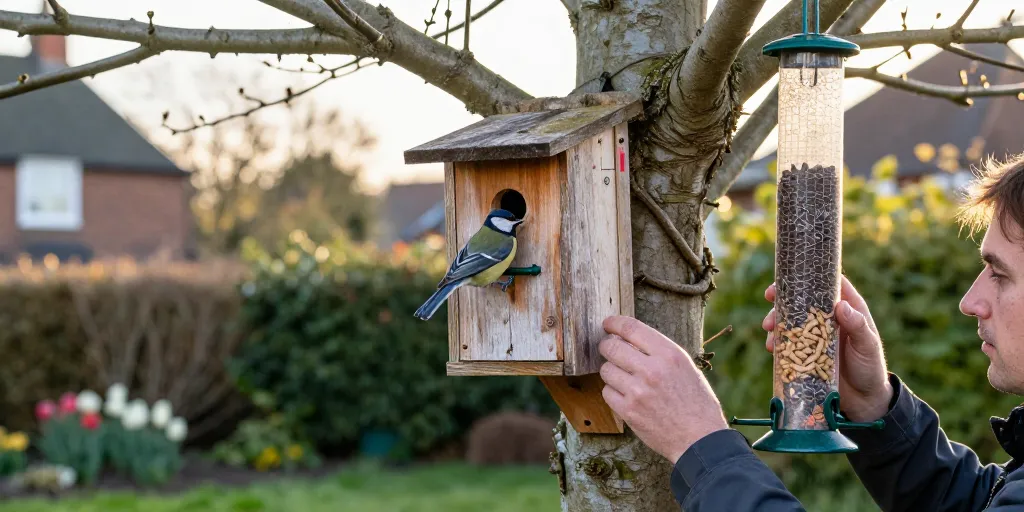 comment attirer les mésanges