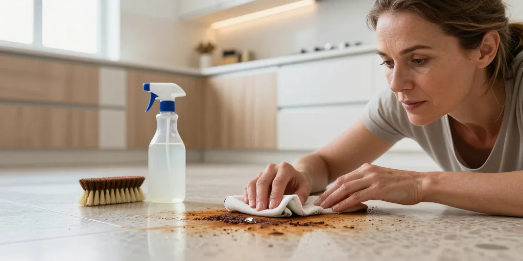 comment enlever de la rouille sur du lino