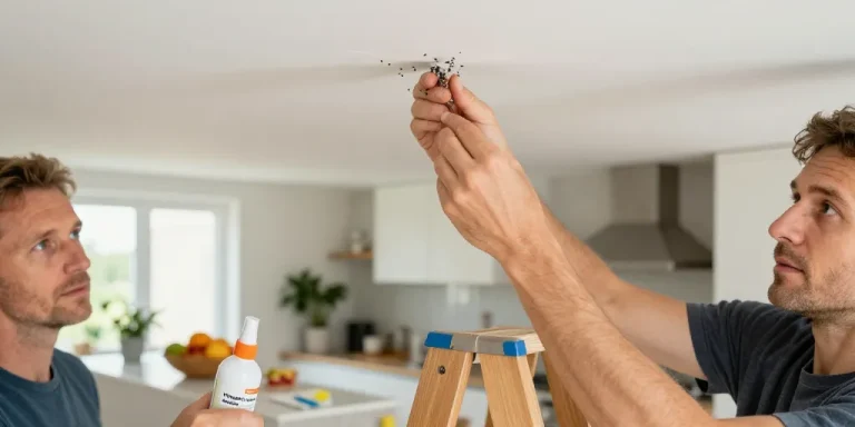 comment se débarrasser des moucherons au plafond