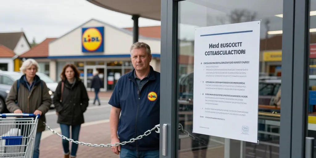 Fermeture Lidl : la liste des magasins concernés et les raisons officielles