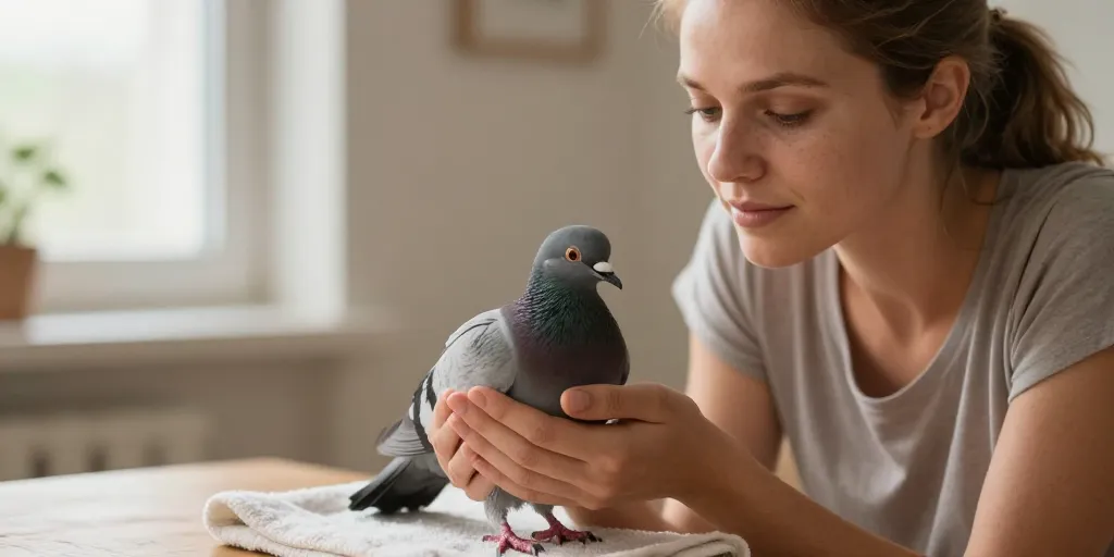 bébé pigeon